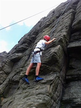 Rock climbing day