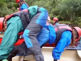 Canoeing with Lledr Hall