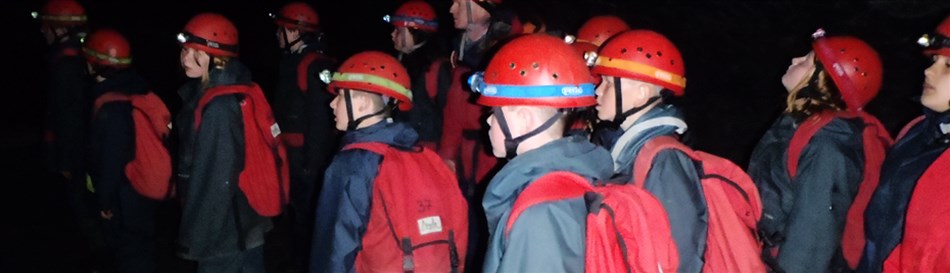 Exploring underground mines in Snowdonia for groups